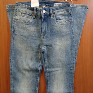 NWT Blank NYC Hoyt High Rise Mini Flare Jeans - 25W